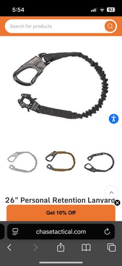 26” personal Retention lanyard