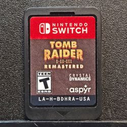 Tomb Raider Remastered For Nintendo Switch