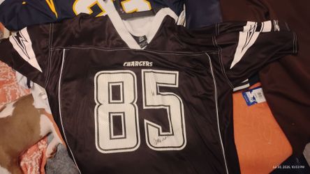 Chargers jersey xl black and white