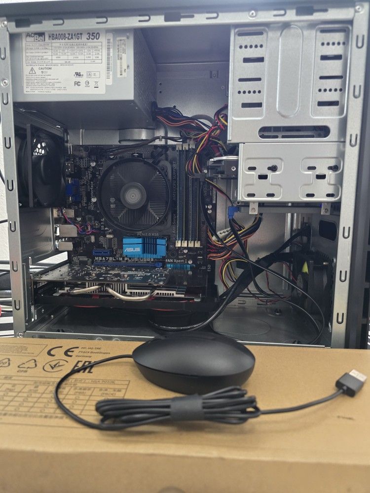 Gaming emulation pc amd fx-8320, rx 550, 16 gb ram, ssd, hdd, wifi, keyboard and mouse