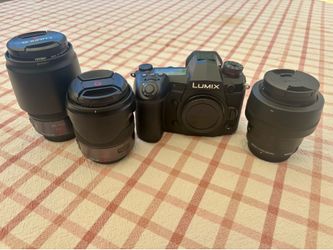 Panasonic LUMIX G9, lumix 12-35 and 35-100 f2.8 - $575
