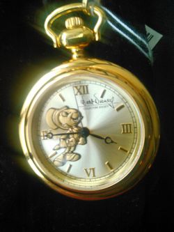 Walt Disney Jiminy Cricket pocket watch only 5000 ever made this is number1087
