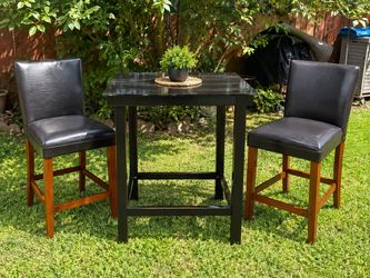 Coaster Company Brown Wood and Faux-Leather Counter Height Bar Stool