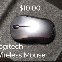 Full Sized Wireless Mouse By Logitech 