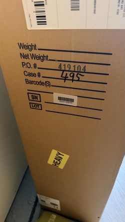 Unopened box of wheelchair