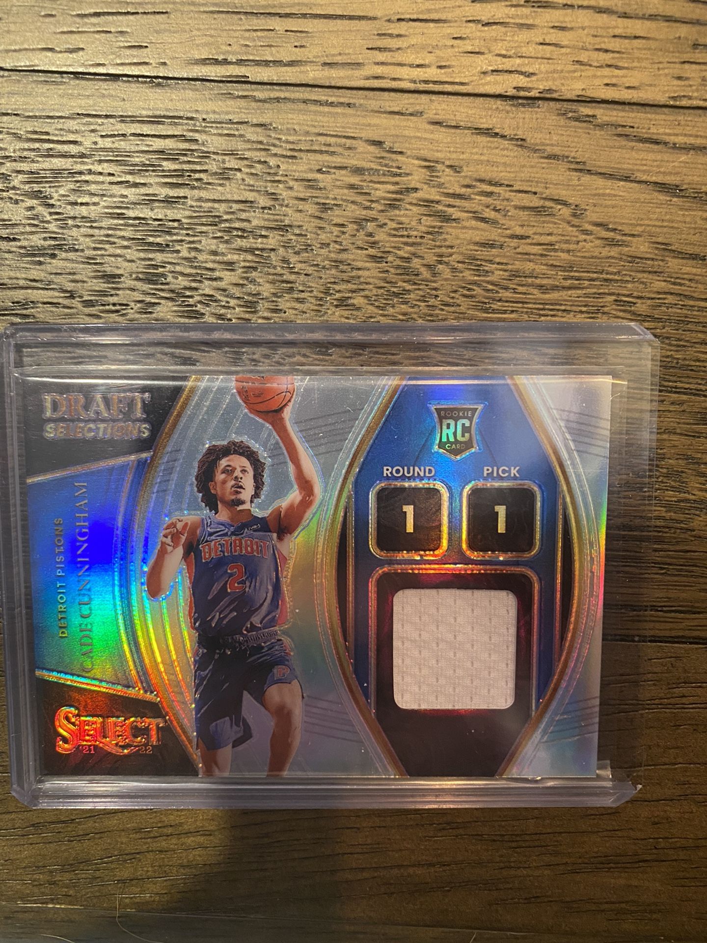 Cade Cunningham Rookie Game Worn Patch Silver