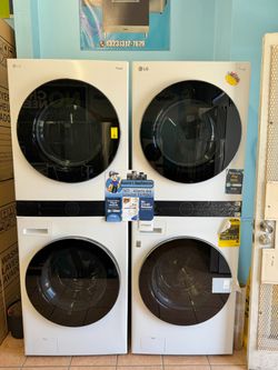 LG ELECTRIC TOWER WASHER AND DRYER
