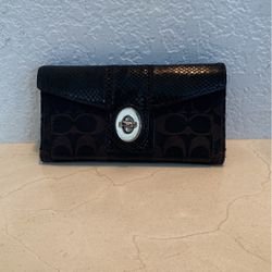 Black Coach Wallet