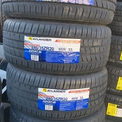 245/35/20 Atlander 🔥4 llantas nuevas instaladas y balanceadas//4 new tires mount & balance