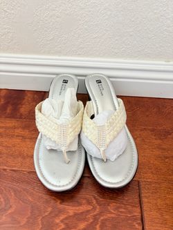 White Mountain Thong Sandals