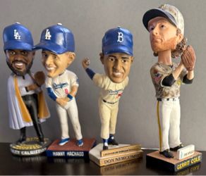 Dodgers and a Pittsburgh Pirates Bobbleheads