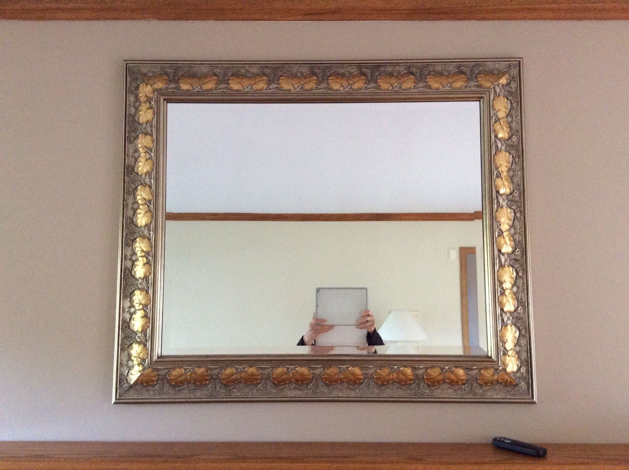 Ornate Antique Look Mirror