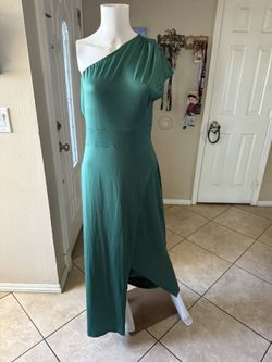 Semi Formal Large Green Dress 