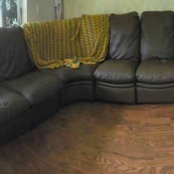 Leather Sectional
