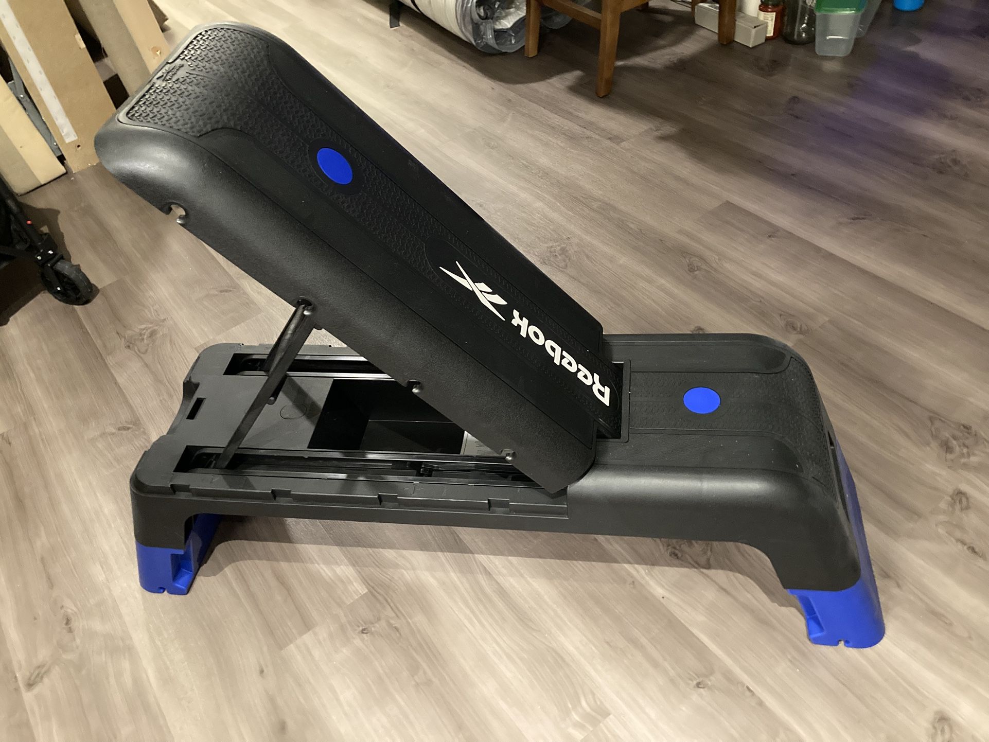 Reebok Adjustable Workout Bench - Multi-Purpose Fitness Deck