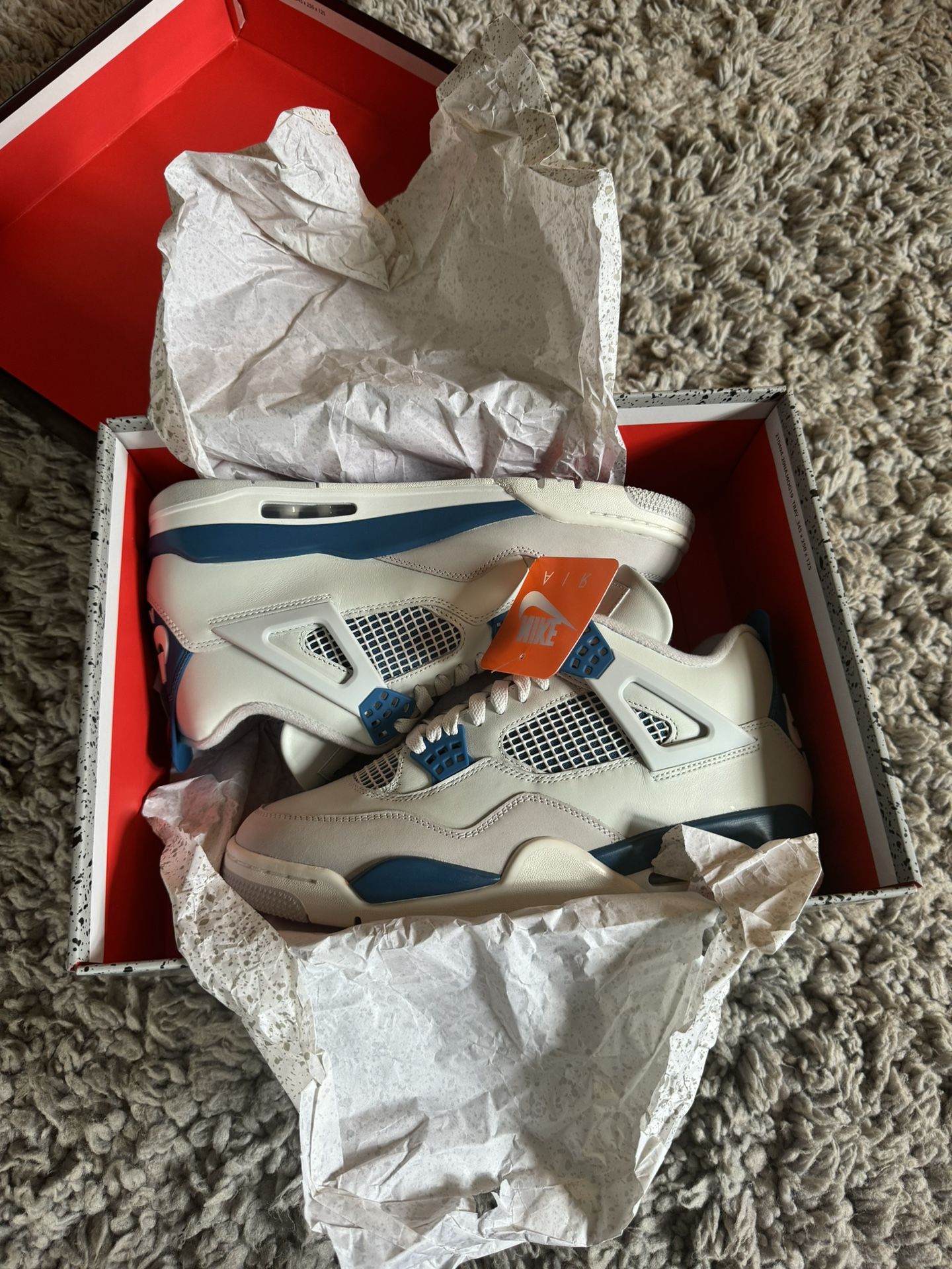 Jordan Retro 4 Military Blue (Brand New)