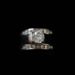1.05 Ct Diamond /white Gold setting Available For Extra 