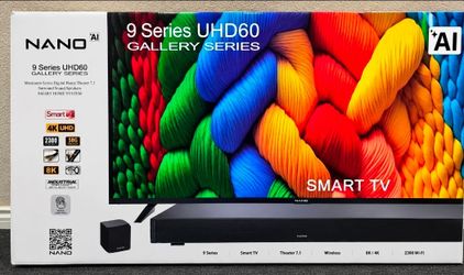 Brand New NANO 9 Series UHD60 Smart TV Home Theater System