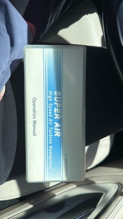 Super Air High Speed Air Turbine Handpiece Manual