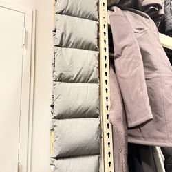 The North Face TNF x Skims Gunmetal Grey Puffer Scarf