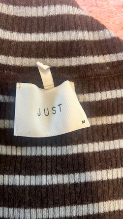 Striped knitted sweater