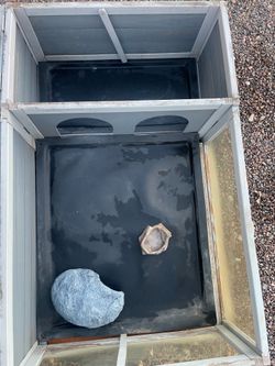 Wood turtle cage