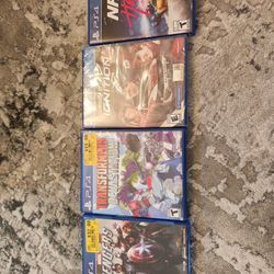 Assorted PS4 Game Titles - Some Still In Wrapper