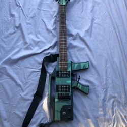 Glen Burton GE47 Solid Body Electric Guitar Camouflage 