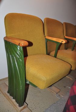 Very Old Theater Seats- 1 PAIR