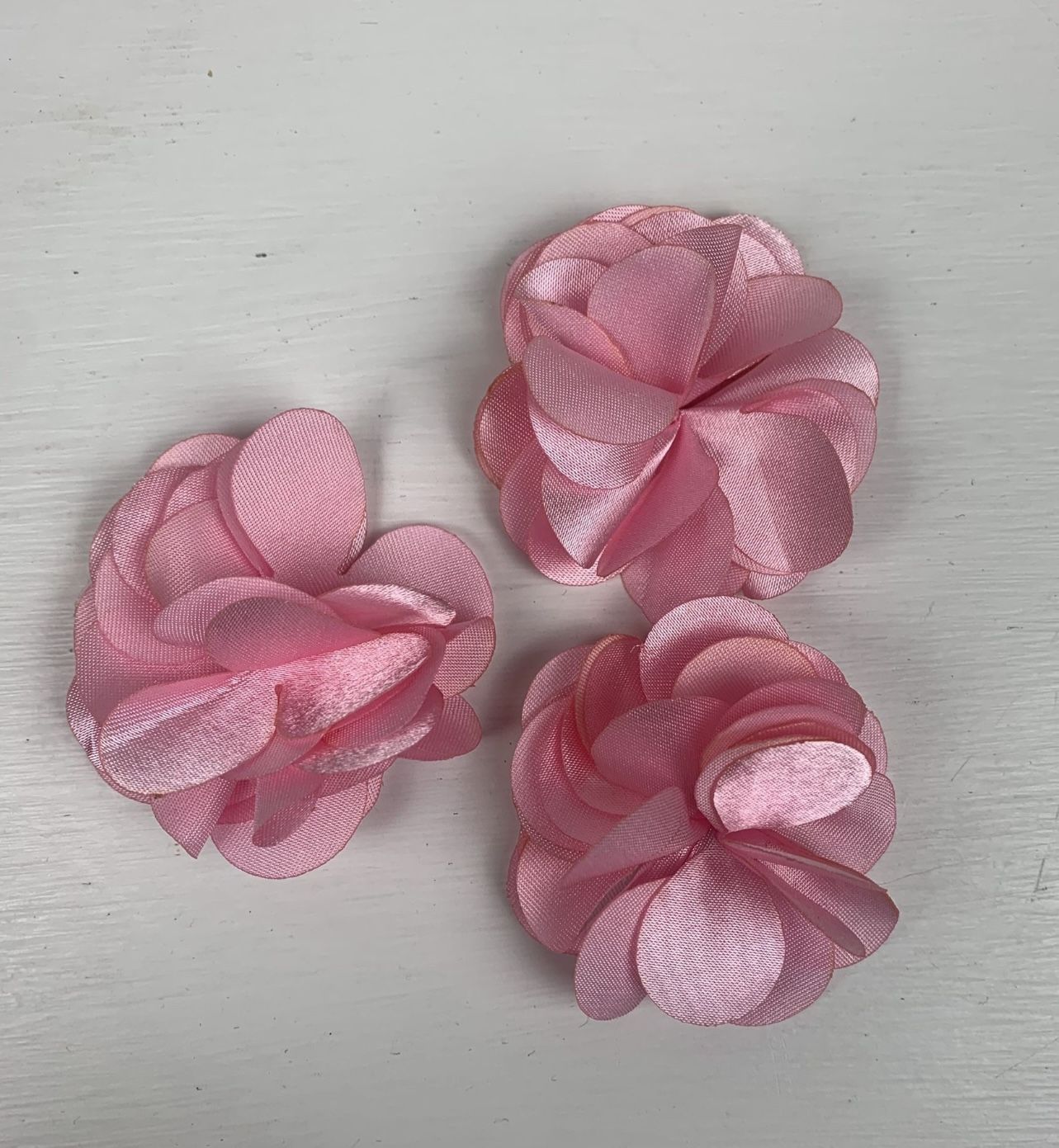 3 Small Pink Sticker Flowers