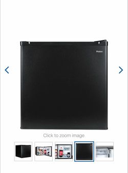 Haier Black Compact Mini Refrigerator
