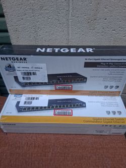 Netgear Business 16 Port Gigabit Ethernet Unmanaged Switch.