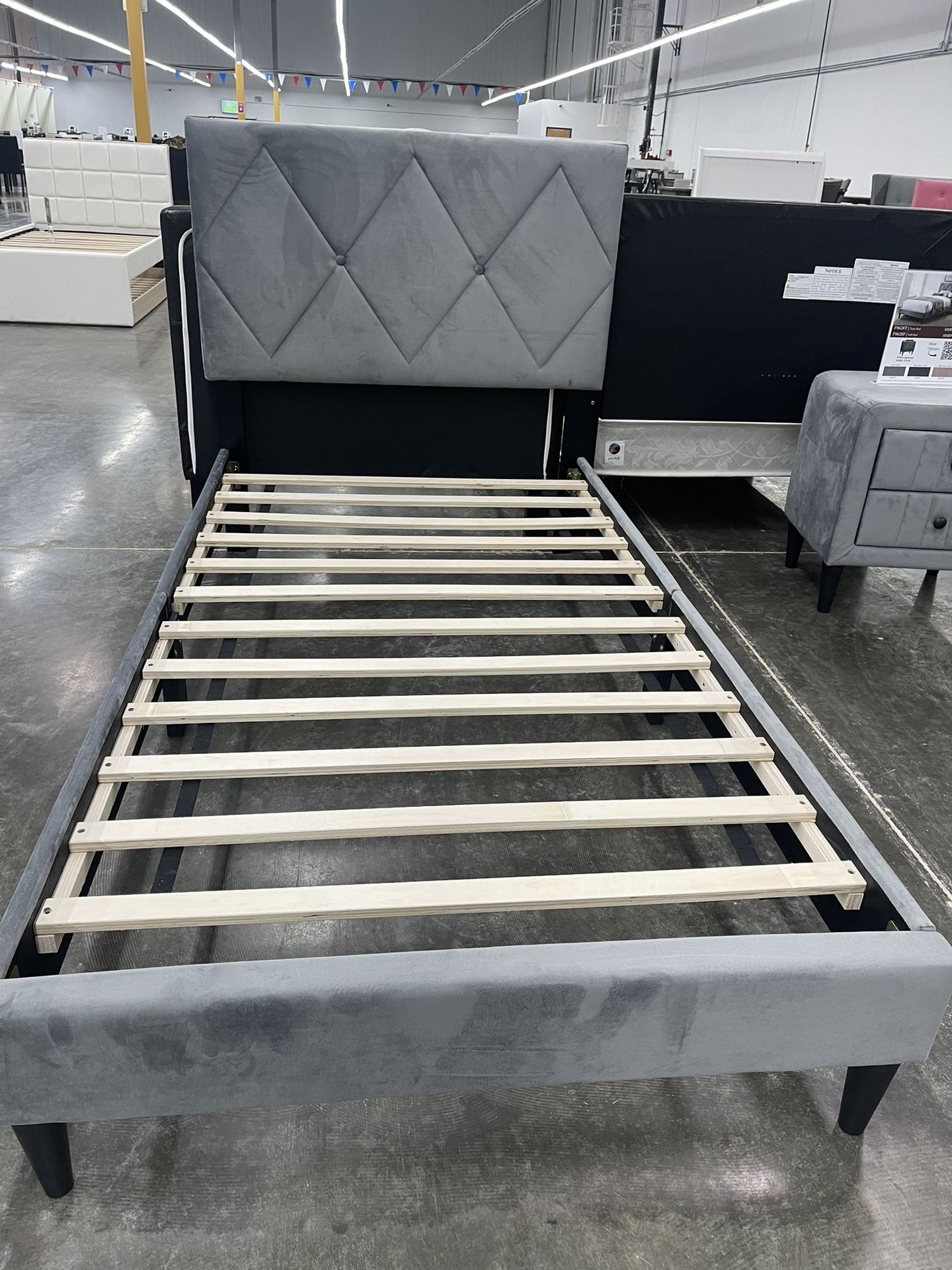 Bed Frame Twin With Mattress 