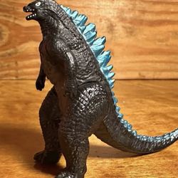 Burning Godzilla Mini Figure 2.5” Blue Detailed Collectible Monster Toy