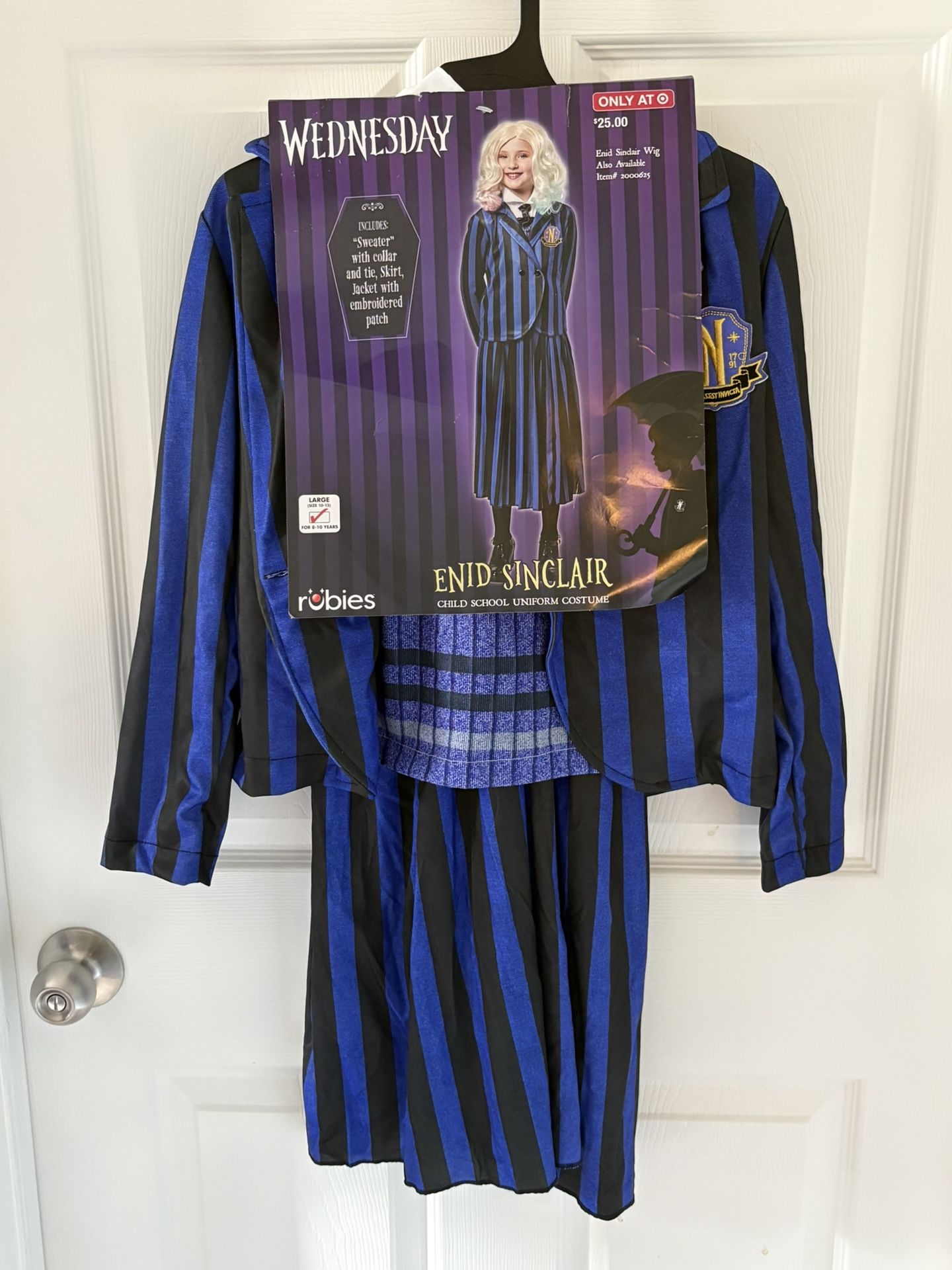 Kids Enid Sinclair Costume Size L -NEW