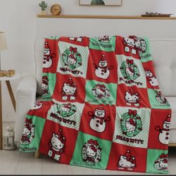 2024 Hello kitty Christmas Blanket 