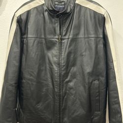Le Frog Casual Leather Jacket size 50 /XL