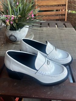 White Coach Loafers
