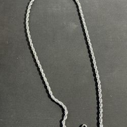White Gold Rope Chain
