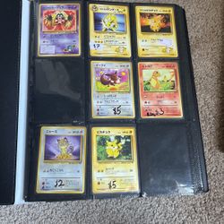 japanese vintage pokemon cards