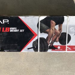 New In Box Cap Barbell With 100lb Weights
