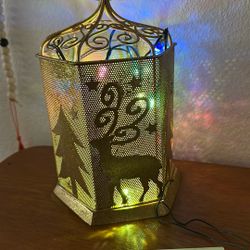 Mesh Wire Reindeer Candle Holder 