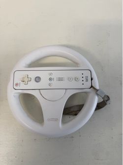 Nintendo Wii Remote and Steering Wheel