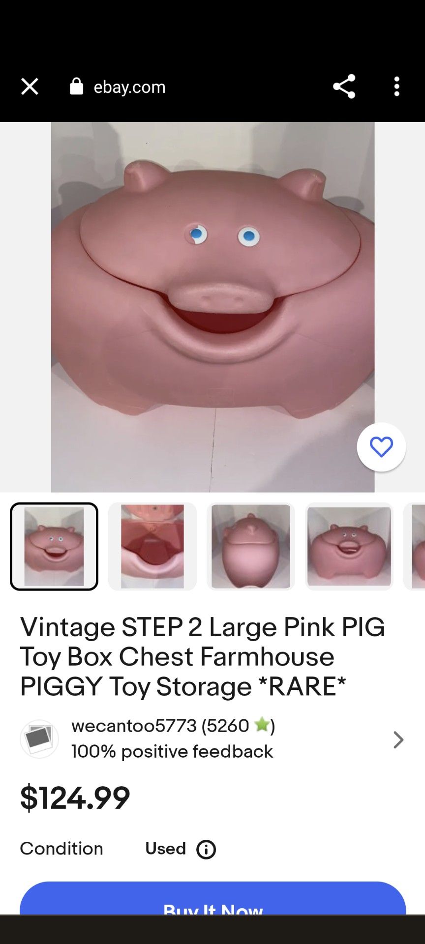 Step 2 hotsell pig toy box