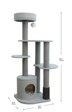 Catry Cohos 64" Cat Tree with High Back Sofa