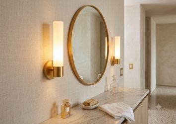 Modern Brass Wall Sconce – Only $100 Each ($140 Retail) | 2 Avaliable