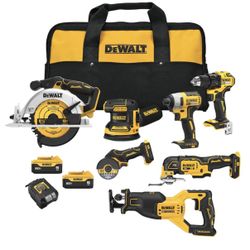 Dewalt 7 Tool Combo Kit Brushless Original Price $800