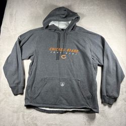 Vintage Reebok NFL Chicago Bears Equipment Men’s Medium Heavy Pullover Hoodie