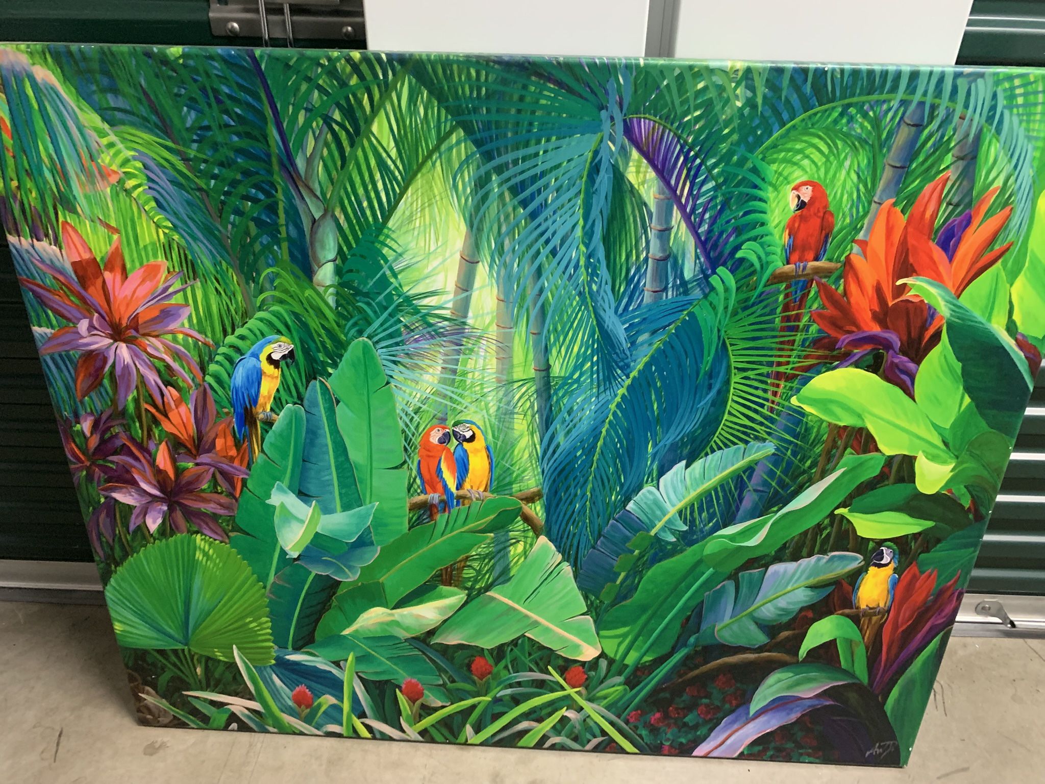 Tropical Canvas Painting