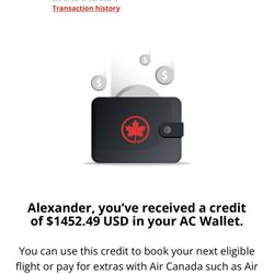 Air Canada Credit